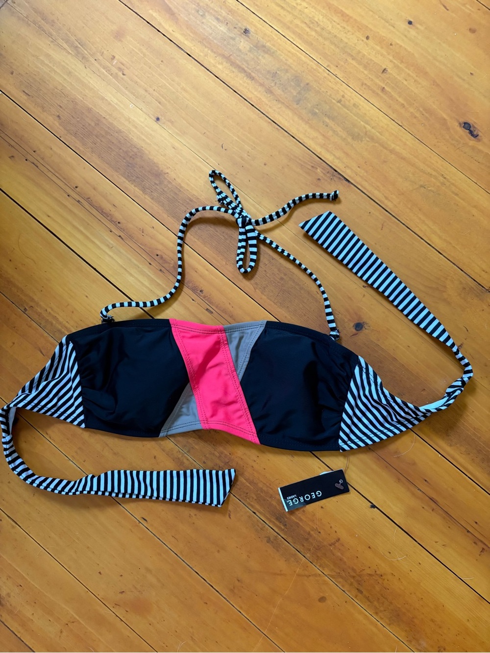 George Black Bikini Top